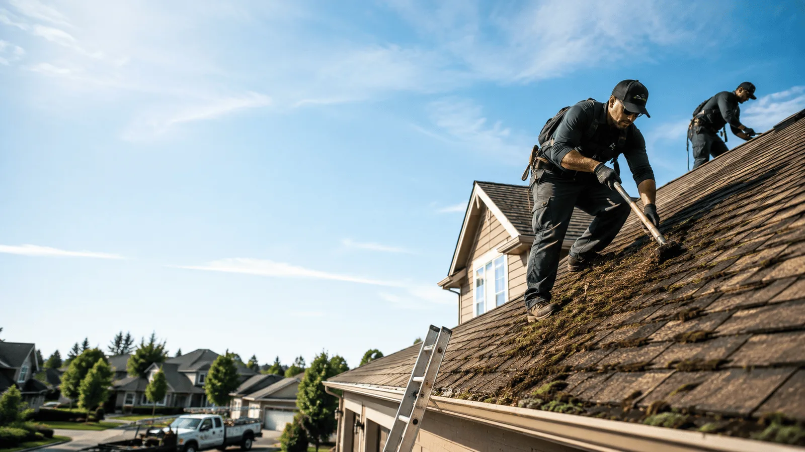 Roof Moss Removal in Stevens, PA near me